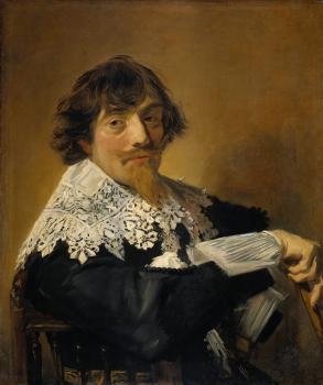 Frans Hals : Portrait of a man possibly Nicolaes Hasselaer